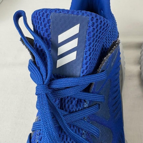 Adidas AlphaBounce Running Shoes Blue Grey Men Size 12.5 Athletic Sneakers - Picture 5 of 9